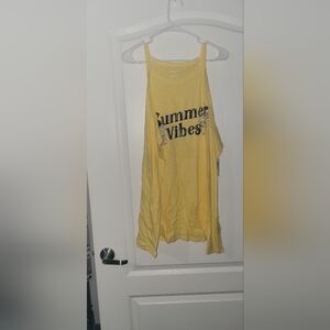 Torrid Yellow 'Summer Vibes' Tank Top